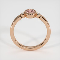 0.55 Ct. Sapphire Ring, 18K Rose Gold 3