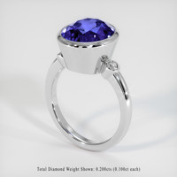 6.65 Ct. Gemstone Ring, 14K White Gold 2