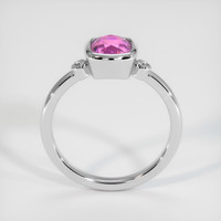 1.51 Ct. Pink Sapphire Ring, 14K White Gold 3