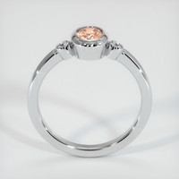 0.75 Ct. Sapphire Ring, 14K White Gold 3