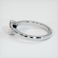 0.75 Ct. Sapphire Ring, 14K White Gold 4