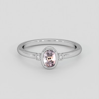 0.65 Ct. Bi Color / Parti Sapphire Ring, 14K White Gold 1