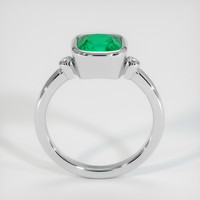 1.65 Ct. Emerald Ring, 18K White Gold 3