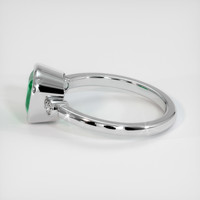 1.65 Ct. Emerald Ring, 18K White Gold 4