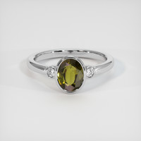 1.69 Ct. Gemstone Ring, 18K White Gold 1