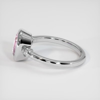 3.07 Ct. Sapphire Ring, 18K White Gold 4
