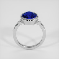 5.04 Ct. Blue Sapphire Ring, 18K White Gold 3