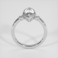 2.06 Ct. White Sapphire Ring, 18K White Gold 3