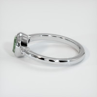 1.00 Ct. Sapphire Ring, 18K White Gold 4