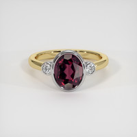 2.83 Ct. Gemstone Ring, 14K White & Yellow 1