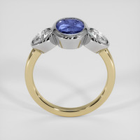 2.25 Ct. Blue Sapphire Ring, 14K White & Yellow 3