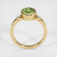 1.66 Ct. Green Tourmaline Ring, 10K Yellow Gold 3