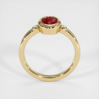1.07 Ct. Ruby Ring, 10K Yellow Gold 3
