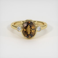 2.82 Ct. Gemstone Ring, 14K Yellow Gold 1