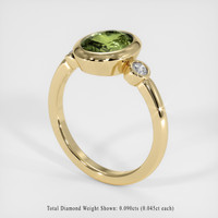 2.25 Ct. Gemstone Ring, 14K Yellow Gold 2