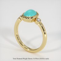 1.24 Ct. Gemstone Ring, 14K Yellow Gold 2