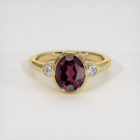 2.83 Ct. Gemstone Ring, 14K Yellow Gold 1