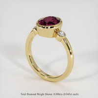 2.83 Ct. Gemstone Ring, 14K Yellow Gold 2