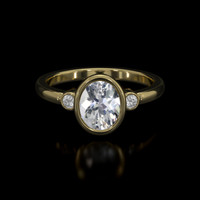 1.40 Ct. Gemstone Ring, 14K Yellow Gold 1