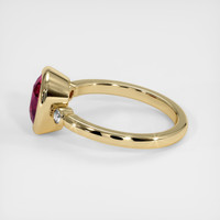 2.92 Ct. Ruby Ring, 14K Yellow Gold 4