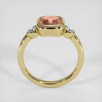 1.60 Ct. Padparadscha Sapphire Ring, 14K Yellow Gold 3