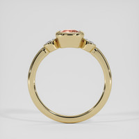 1.55 Ct. Padparadscha Sapphire Ring, 14K Yellow Gold 3