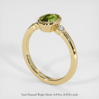2.02 Ct. Sapphire Ring, 14K Yellow Gold 2