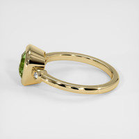 2.53 Ct. Green Sapphire Ring, 14K Yellow Gold 4