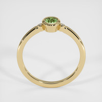 0.49 Ct. Green Sapphire Ring, 14K Yellow Gold 3