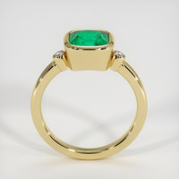 1.65 Ct. Emerald Ring, 18K Yellow Gold 3