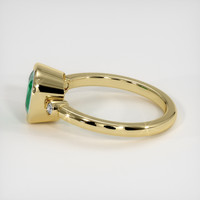 1.65 Ct. Emerald Ring, 18K Yellow Gold 4