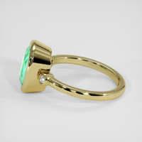 3.06 Ct. Emerald Ring, 18K Yellow Gold 4