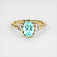 1.82 Ct. Gemstone Ring, 18K Yellow Gold 1