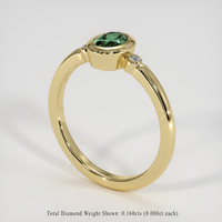 0.65 Ct. Gemstone Ring, 18K Yellow Gold 2