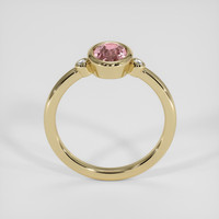 1.17 Ct. Pink Sapphire Ring, 18K Yellow Gold 3