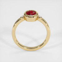 1.07 Ct. Ruby Ring, 18K Yellow Gold 3