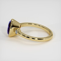 3.08 Ct. Sapphire Ring, 18K Yellow Gold 4