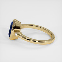 2.22 Ct. Bi Color Sapphire Ring, 18K Yellow Gold 4