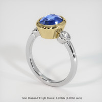 2.68 Ct. Sapphire Ring, 14K Yellow & White 2