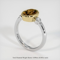 2.82 Ct. Gemstone Ring, 14K Yellow & White 2