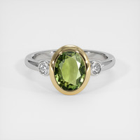 2.25 Ct. Gemstone Ring, 14K Yellow & White 1