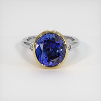 6.65 Ct. Gemstone Ring, 14K Yellow & White 1