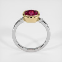 2.92 Ct. Ruby Ring, 14K Yellow & White 3