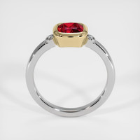 1.37 Ct. Ruby Ring, 14K Yellow & White 3