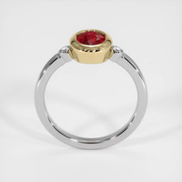 1.07 Ct. Ruby Ring, 14K Yellow & White 3