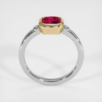 0.89 Ct. Ruby Ring, 14K Yellow & White 3