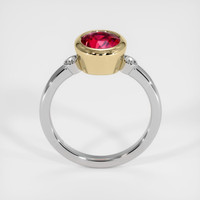 2.31 Ct. Ruby Ring, 14K Yellow & White 3