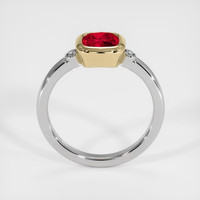 1.27 Ct. Ruby Ring, 14K Yellow & White 3