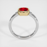 1.62 Ct. Ruby Ring, 14K Yellow & White 3