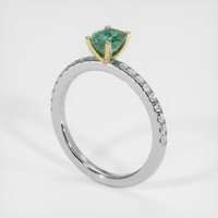 1.20 Ct. Gemstone Ring, 18K Yellow & White 2